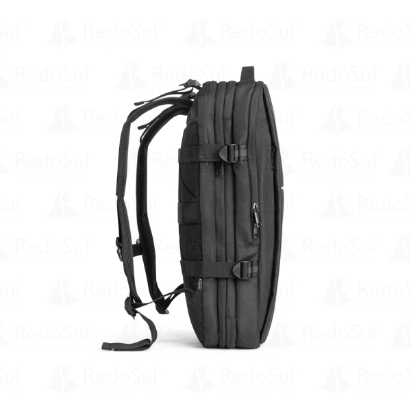  Mochila de viagem personalizada em poliéster reciclado para notebook 17'3